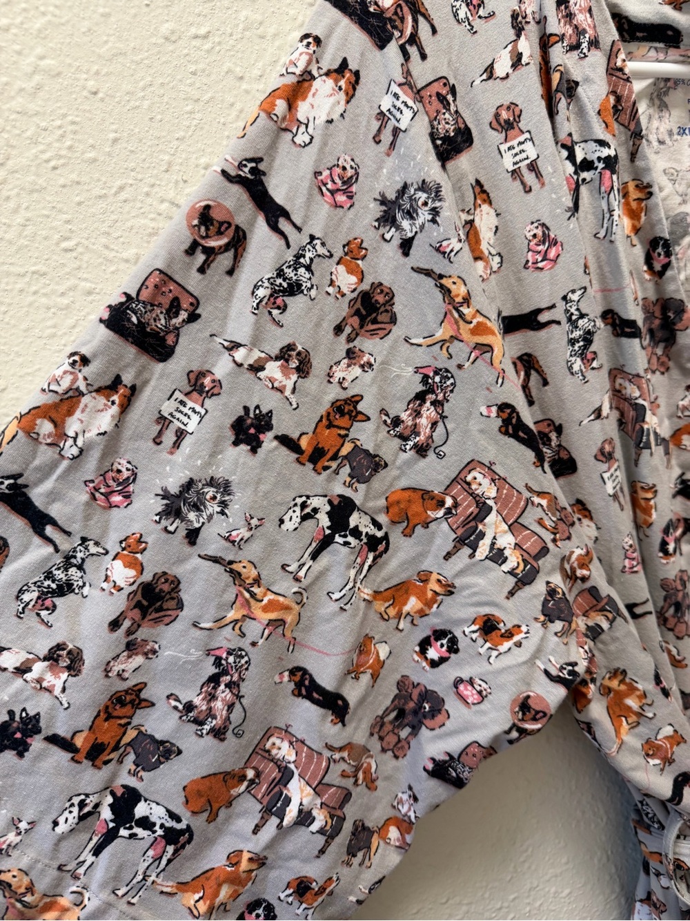 Vera Bradley dog show Gray Robe - Picture 6 of 9